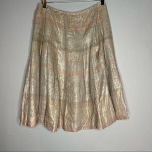 Yansi fugel 100% linen skirt